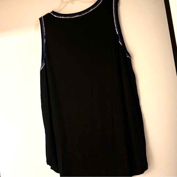 Tank Style Plus size Black Sequin Top - Picture 6 of 9